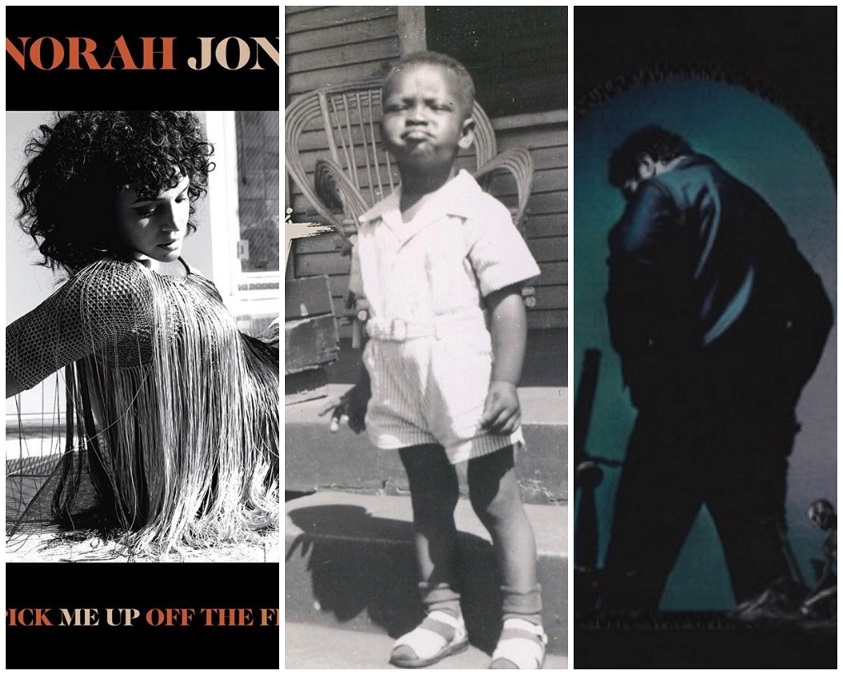 norah jones, booker t. jones, post malone album covers